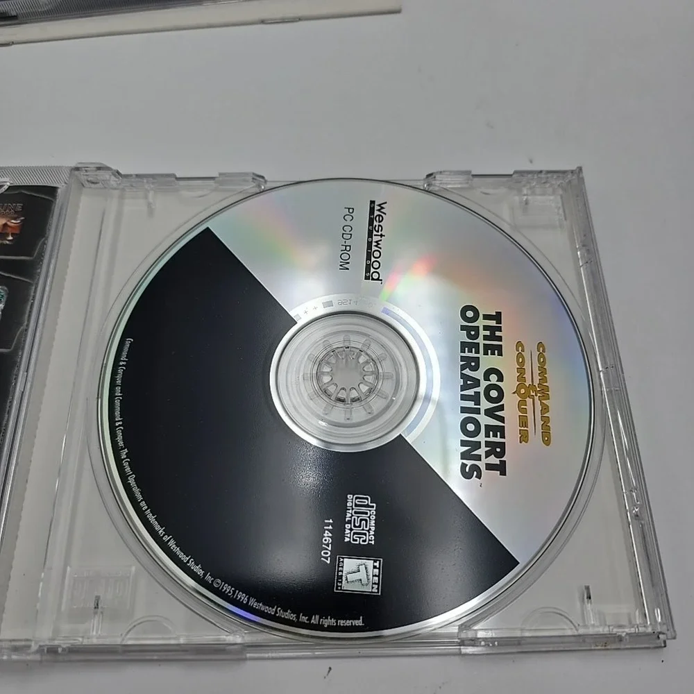 Command & Conquer Win 95, Tiberian Sun, and  The Covert Operations  PC‎ CD ROM